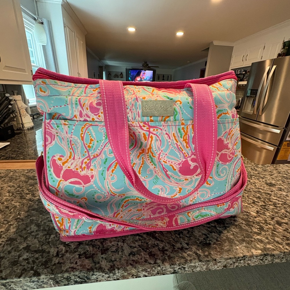 Lilly Pulitzer jellies be jammin cooler